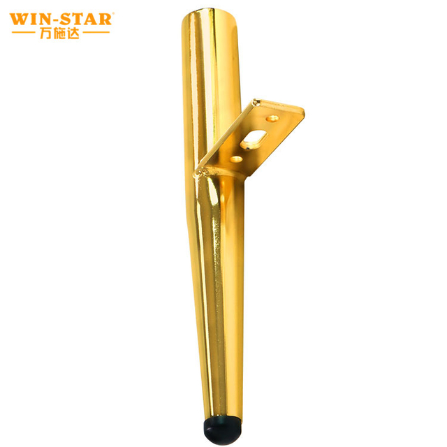 Perabot Moden Aksesori Metal Kabinet Meja Kaki Kaki Sofa Emas 
