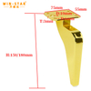 Manufacturer Wholesale Custom Hardware Legs New Design Modern Gold Sofa Leg for Furniture
