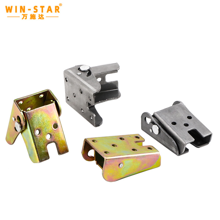 WINSTAR Wholesale Hardware Fastener Foldable Metal Color Zinc Furniture Connectors for Chair