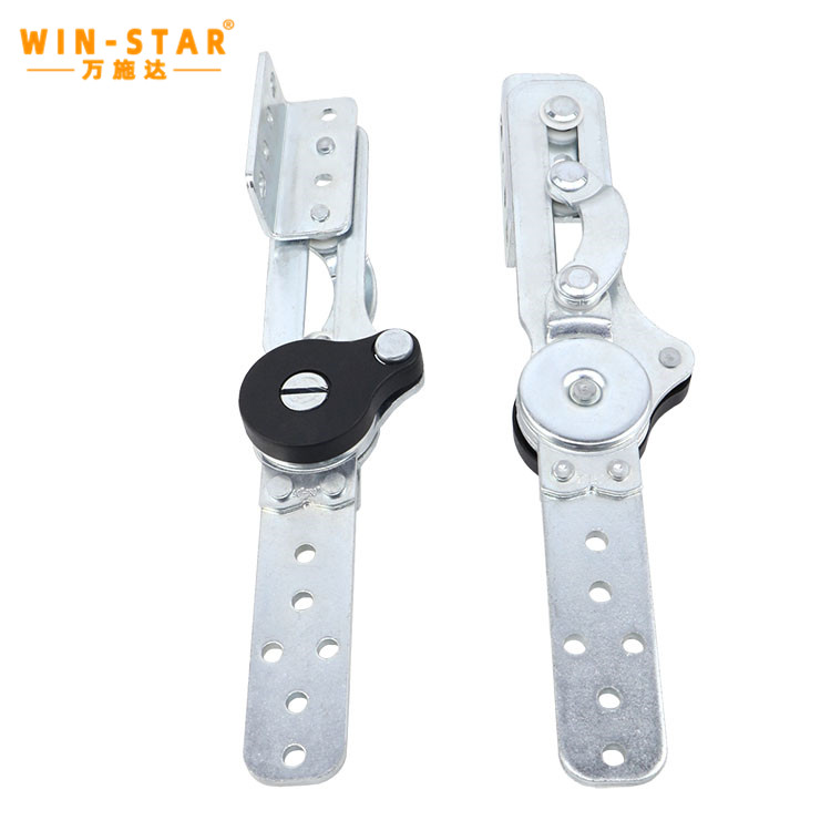 WINSTAR Customized Manufacturer Click Clack Sofa Headrest Hinge Mechanism Adjustable Ratchet Hinge For Sofa