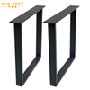 Industrial Black Square Coffee & Dining Table Legs DIY Office Furniture with Iron Support Legs