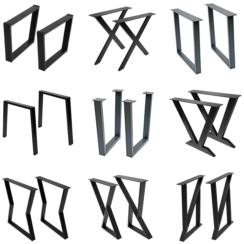 Heavy Duty Black Furniture Legs Table Support Feet Dining Table Legs Coffee Table Desk Legs