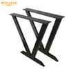Metal Triangle Frame Bar Table Feet Support Corner Computer Desk Table Legs