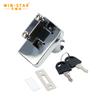 407 409 Cabinet Replacement Drawer Lock Glass Lock with spring bolt 2 keys