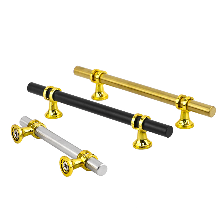 Stainless Steel Furniture Handles Metal Drawer Knobs Closet T Bar Handles