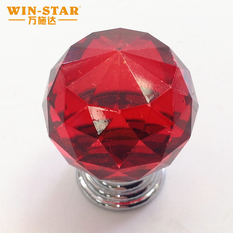 Wholesale Prices Crystal Handles Glass Handle Diamond Knobs 