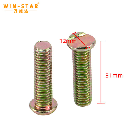 Furniture Bolt M8*31 Steel Metal Hex Socket Flat Head Bolt And Nut