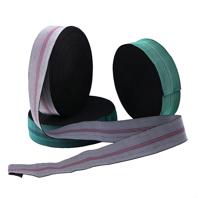 High Tension Polyethylene with Malaysia Rubber 50mm Sofa Elastic Webbing