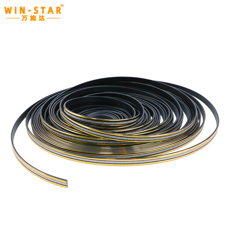 modern home decoration accessory plastic PVC decoration strip