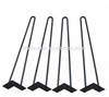 Furniture Accessory 150mm Black Triangle Hairpin Dining Chair Sofa Bed Legs