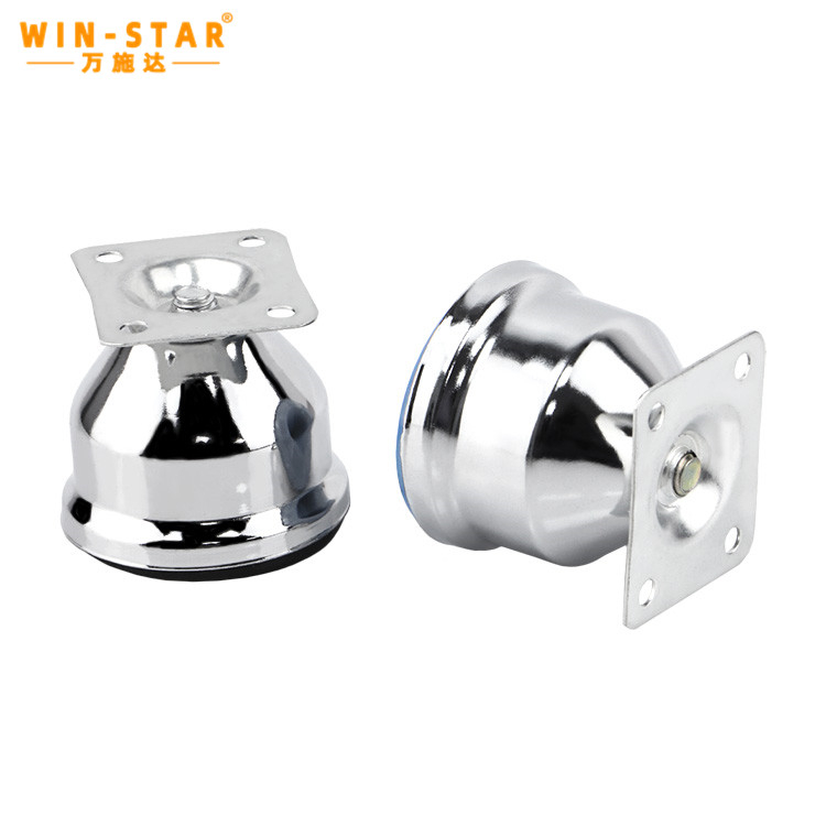 WINSTAR Furniture Accessories Chrome Metal Feet Iron Sofa Leg