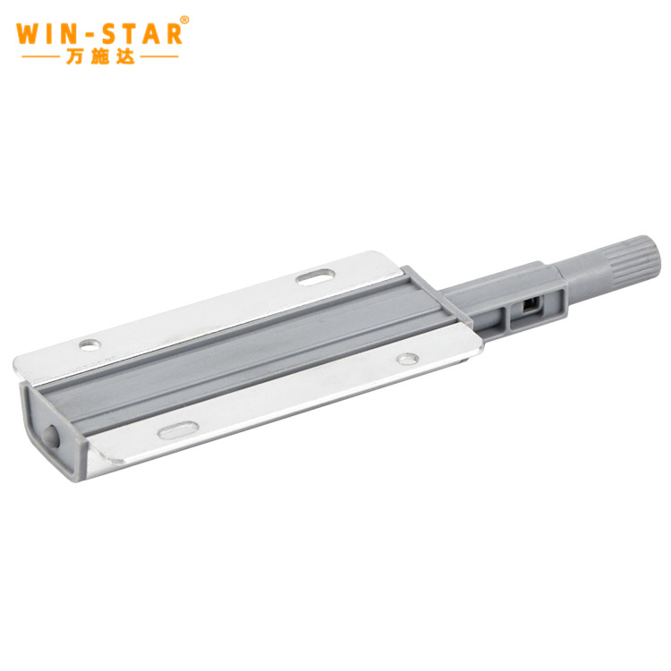 Adjustable Plastic Handleless Door Damper for Knob-Free Doors with Magnetic