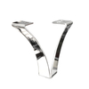 ZD-N137 furniture accessory metal V shape modern cheap sofa leg
