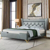 Hotsale furniture parts metal Y shape black cabinet beach feet modern bed legs