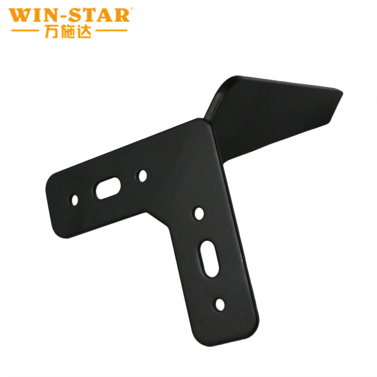 Stronger Furniture Hardware 150mm Metal Black Sofa Bed Leg