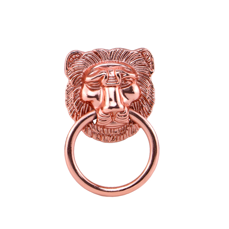 Lion Head Decorative Buttons Furniture Decoration Buckle Cabinet Door Handle lion Head Buttons