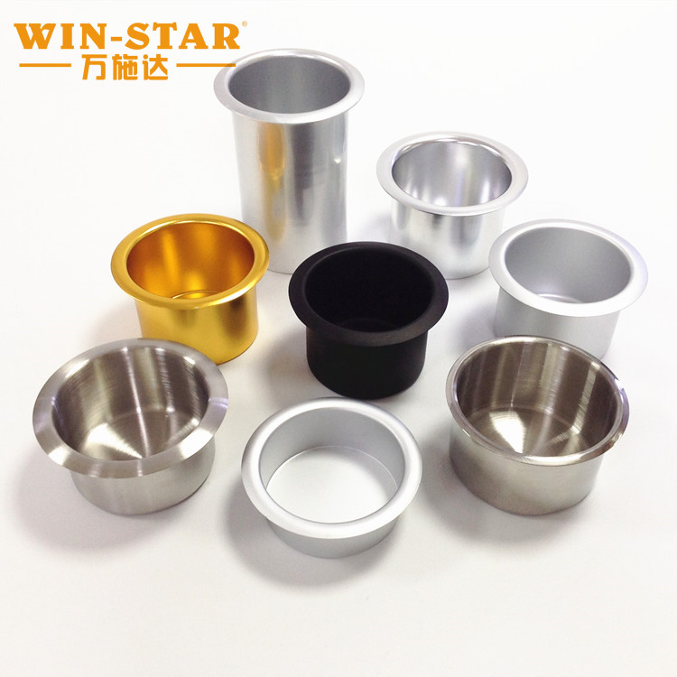 WINSTAR Wholesale Aluminum Cup Holder for Table Cinema Chair Cup Holder