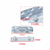 Winstar Furniture Hardware Sofa Accessories Bed Connector Iron Fold Bed Hinge Sofa Bracket Screw Bed Hinges