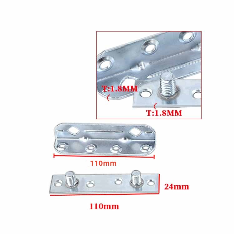 Winstar Furniture Hardware Sofa Accessories Bed Connector Iron Fold Bed Hinge Sofa Bracket Screw Bed Hinges
