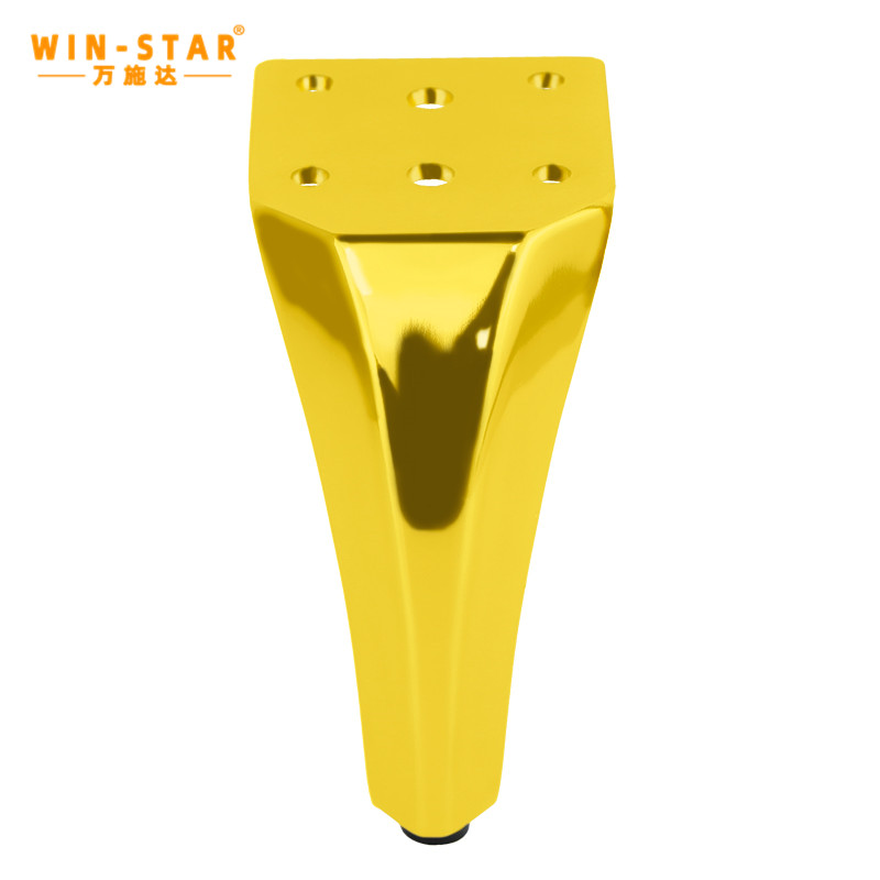What are the characteristics of metal sofa legs with good stability?