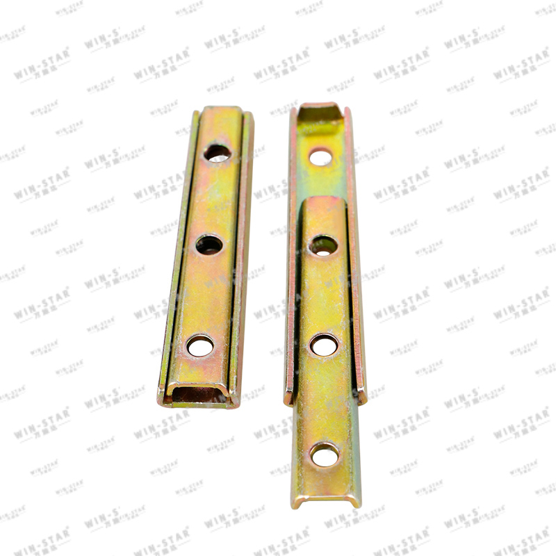 Pengilang Aksesori Perabot Winstar 75mm Mekanisme Sofa Hinge Long Sofa Buckle Bed Sliding Bed Combination Connector 