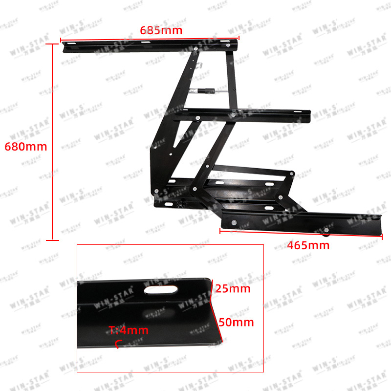 ZD-MX08-B Newest Styles Hydraulic Lift Up Storage Sofa Bed Mechanism With Gas Spring