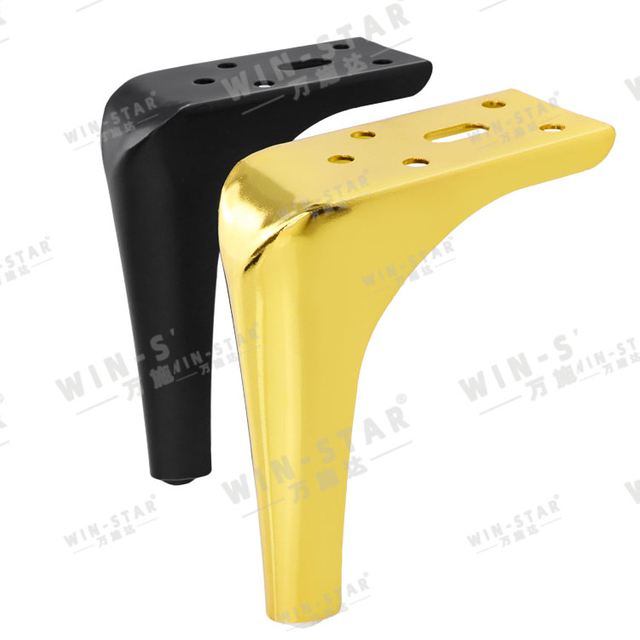 Newest Design Iron Furniture Legs Chrome-plated Sofa Legs Metal Gold Sofa Furniture Legs