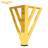 Coffee Table Triangle Chrome Legs Replacement Sofa Leg Furniture Support Leg for Cabinet