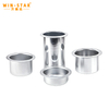 102*80*65mm Furniture Silver Aluminum Cup Holder Sofa Chair Base Cup Holder