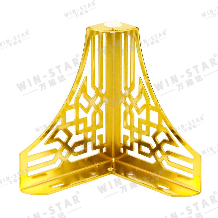 Modern 130MM Iron Gold Color Triangle Sofa Legs Furniture Accessories Legs
