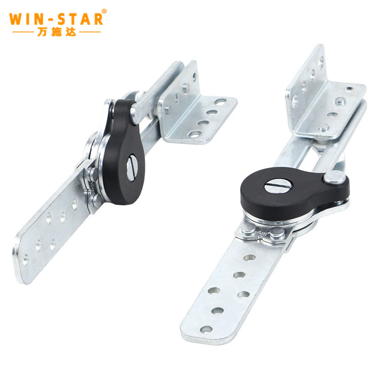 WINSTAR Customized Manufacturer Click Clack Sofa Headrest Hinge Mechanism Adjustable Ratchet Hinge For Sofa