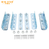 WINSTAR 155mm Furniture Table Metal Connector Fitting White Zinc Sofa Bed Connector 