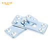 Furniture White Zinc Bed Connector Door Cabinet Iron Accessory Fitting