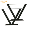 Metal Triangle Frame Bar Table Feet Support Corner Computer Desk Table Legs