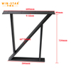 DIY Modern Style Dining Coffee Table Leg Display Metal U Shape Table Legs