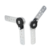 WINSTAR Multi-function Adjustable Metal White Zinc Sofa Headrest Hinge Furniture Hinge