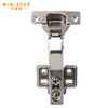 3D Button Spring Hidden Kitchen Cabinet metal 35mm cup Hinge