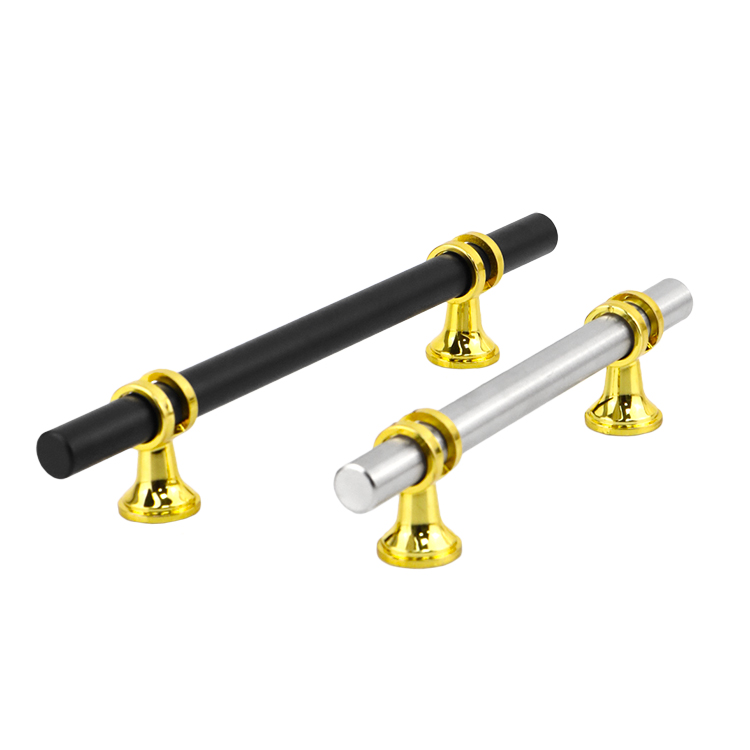 Stainless Steel Furniture Handles Metal Drawer Knobs Closet T Bar Handles