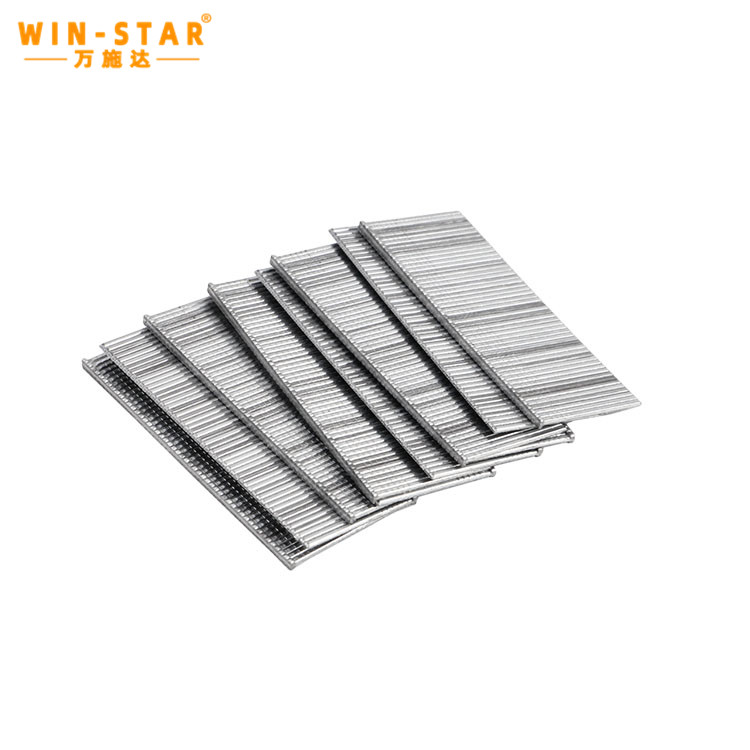 16GA Silver Color Straight Staples Galvanized T Brad Nail T32 Nails
