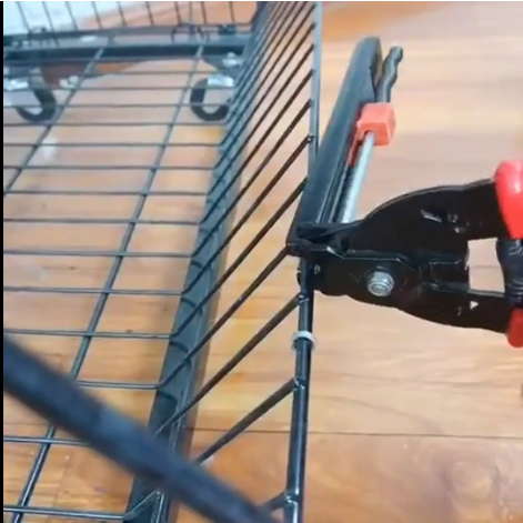 M-shaped cage net nail