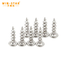 Din Metric round head roofing carbon steel flat head self tapping screws