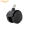 2 inch High quality pp swivel office chair caster wheels with metal friction ring office caster wheel