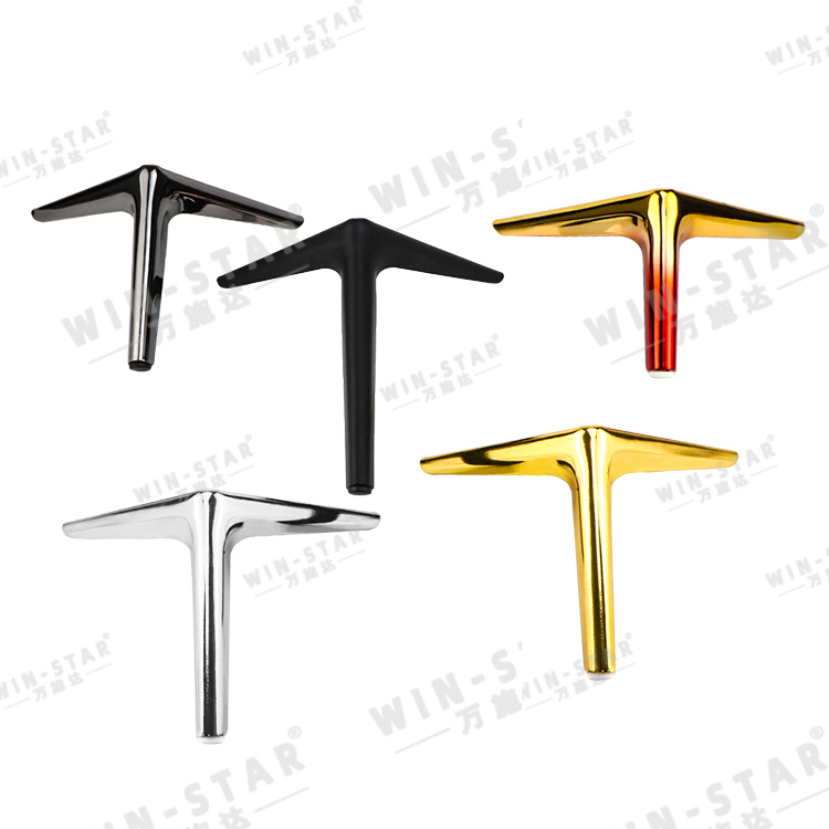 High Quality Stronger Furniture Feet Metal Triangle Sofa Legs for Table