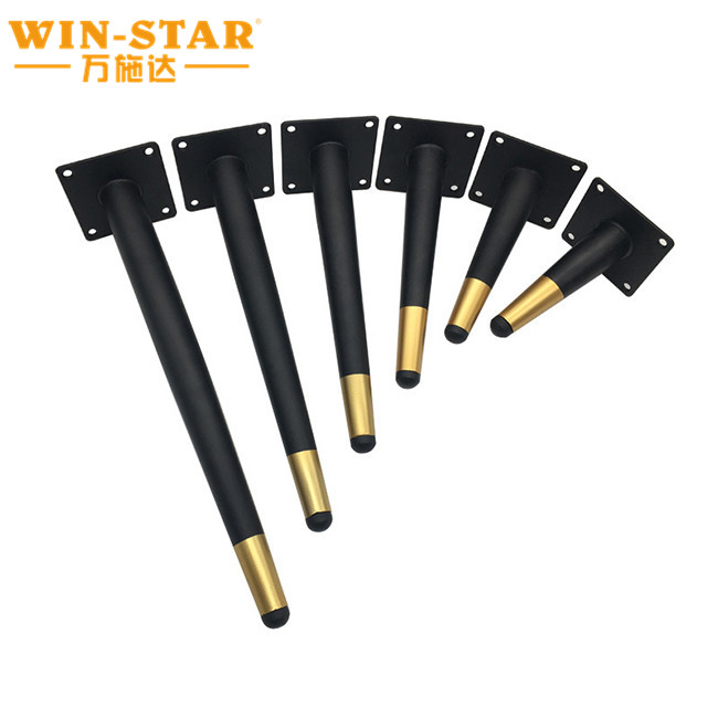 Popular Home Hardware Oblique Metal Furniture Feet Modern Sofa Bed Legs for Chair