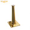 Hotsale modern metal golden cone cheap sofa legs for bed