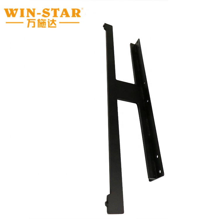 Modern metal black T shape furniture sofa bed legs for base