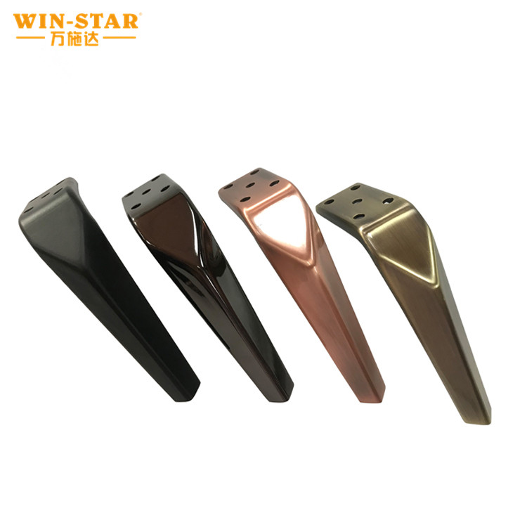 Popular 150/180mm Durable Quality Furniture Parts Metal Sofa Legs for Chair