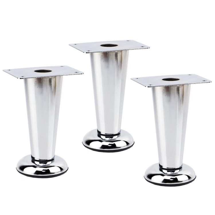 Suministro de patas y pies de sof&aacute; de hierro a granel | Patas de muebles negras mate de oro cromado personalizadas, pies de mesa de cama, venta al por mayor de f&aacute;brica de China