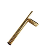 Wholesale Furniture Parts Cheap Price L Shape Golden Pipe Metal Sofa Legs for Coffee Table Bed Feet