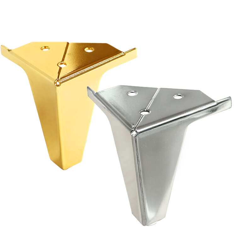 ZD-N149 high quality 4inch furniture feet modern metal sofa legs for bed